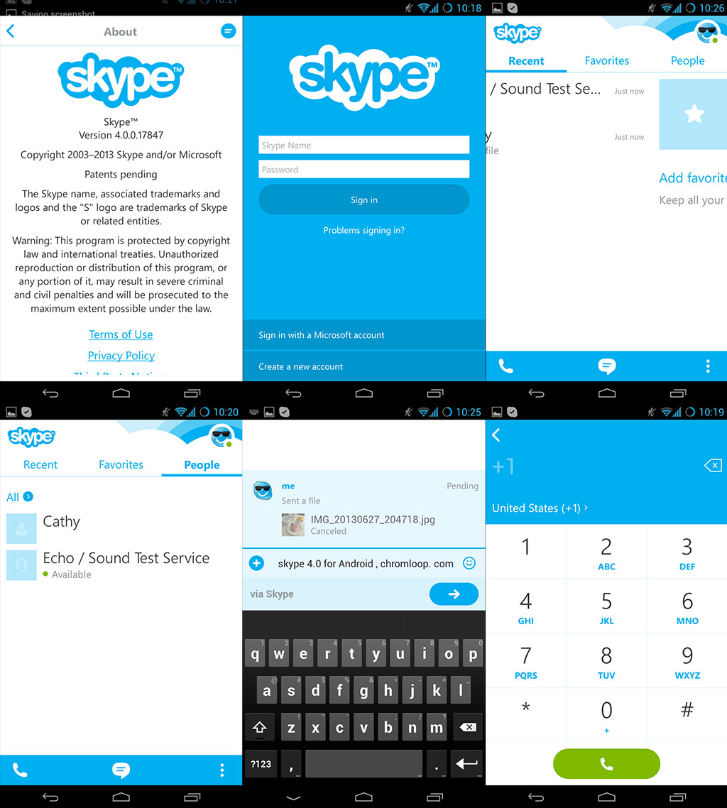 Skype 4.0 For Android Review, New Style, Optimized For IM (Download)