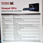 Dual operating system tablet PC, ViewSonic ViewPad 10 Pro appeared on FCC 