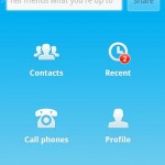Download New Skype for Android , two-way video calling, both Android tablet and phone support