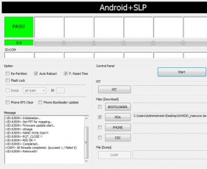 root Samsung Galaxy S II i9100 Odin3 passed