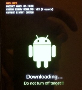 Samsung Galaxy S II i9100 root download mode