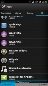 fix walkman app data