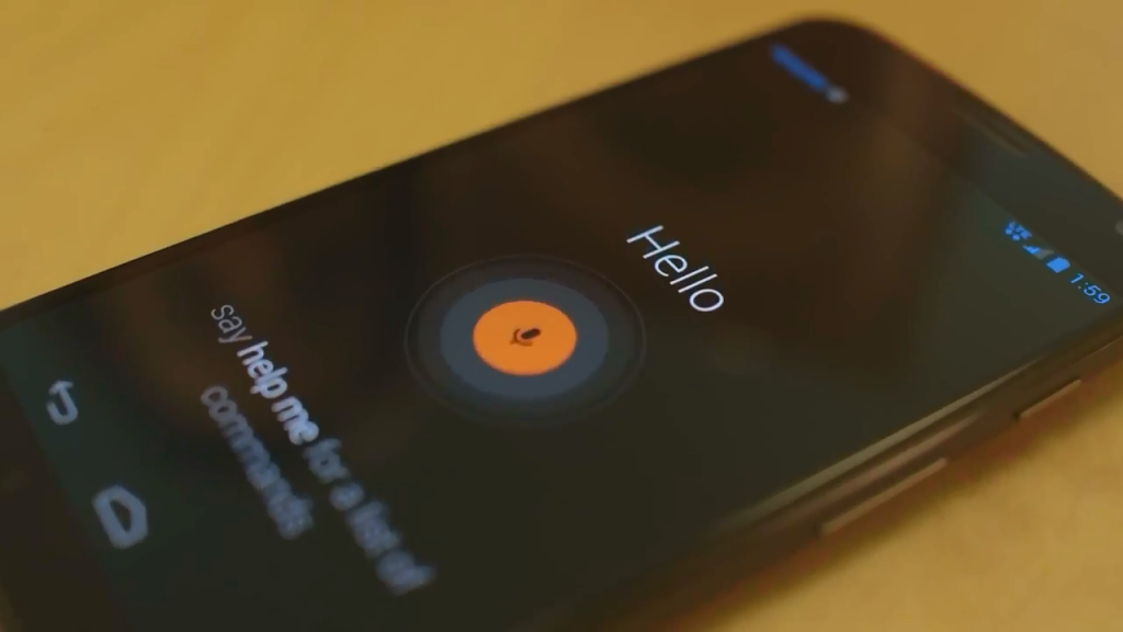 Moto X voice command