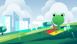 Google Now Weather with Frog Illustration Making Weather Info More Creativity