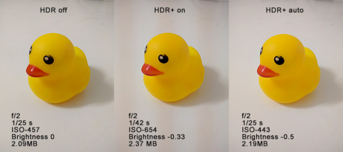 Camera NX mod Pixel HDR+ Profile compare